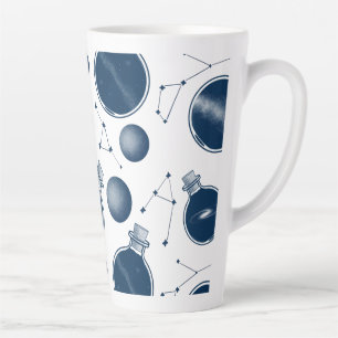 Taza De Café Latte Universo en una botella