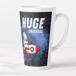 Taza De Café Latte universo enorme