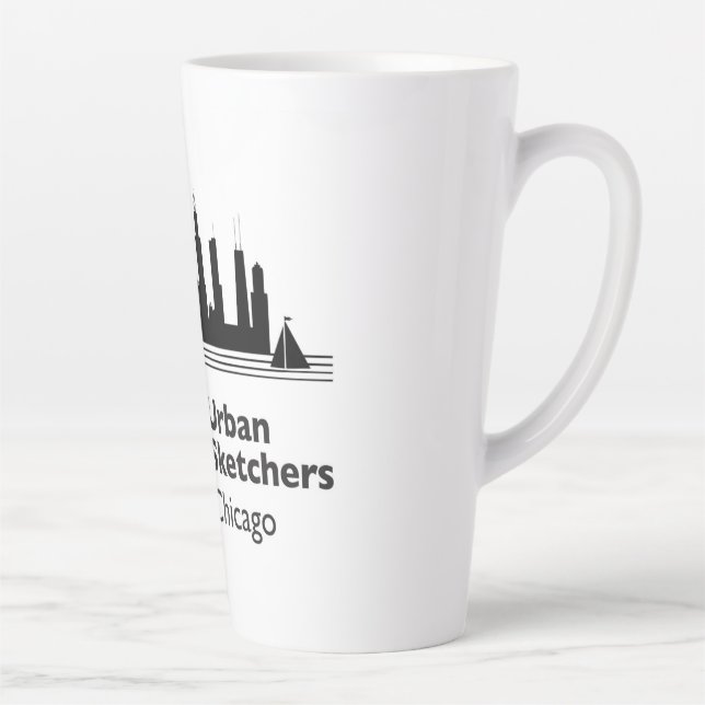 Taza De Café Latte Usk Chicago  (Derecha)
