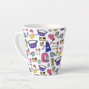 Taza De Café Latte Utensilios de cocina coloridos