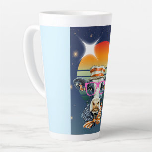 Taza De Café Latte Vaca estadounidense