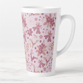Taza De Café Latte Vacaciones de Navidad