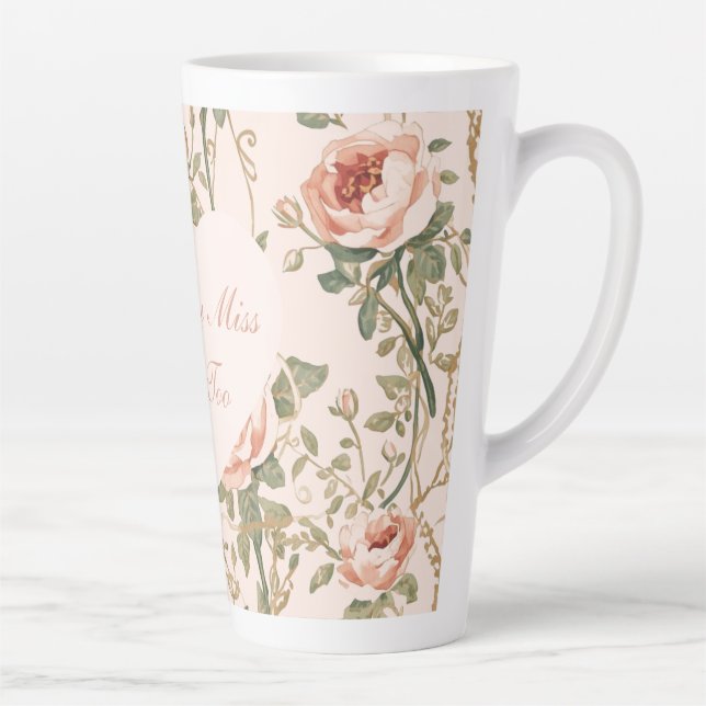 Taza De Café Latte Valentine's Day, Do You Miss Me Too,Pink Love Hear (Derecha)