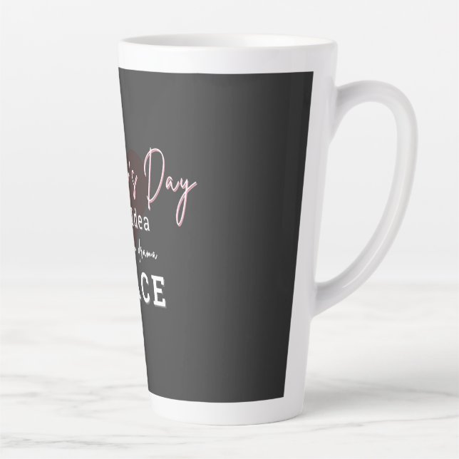Taza De Café Latte  Valentine's Day Latte Mug (Derecha)