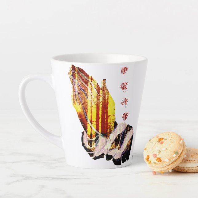 Taza De Café Latte "Vamos a rezar" (In situ)