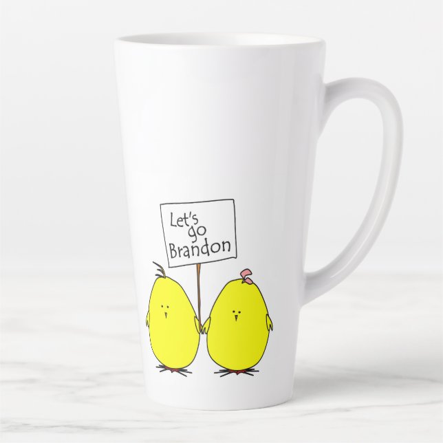 Taza De Café Latte Vamos Brandon Chicks Latte Mug (Derecha)