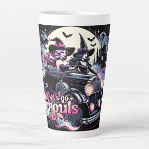 Taza De Café Latte Vamos Fantasmas
