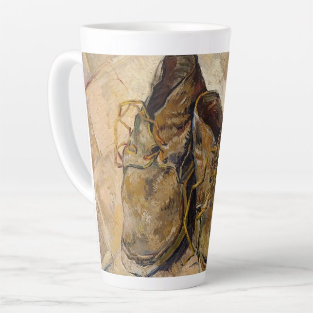 Taza De Café Latte Van Gogh Shoes Latte Mug (Ángulo izquierdo)