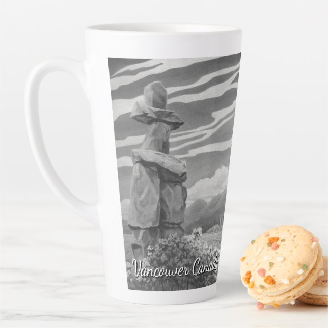 Taza De Café Latte Vancouver BC Canada Café Cups Mugs & Glasses (In situ)