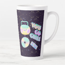 Taza De Café Latte Vas a la música chica 90