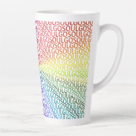 Taza De Café Latte Ve Alma
