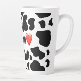 Taza De Café Latte Vegan Love Tall Mug