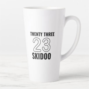 Taza De Café Latte Veintitrés skidoo