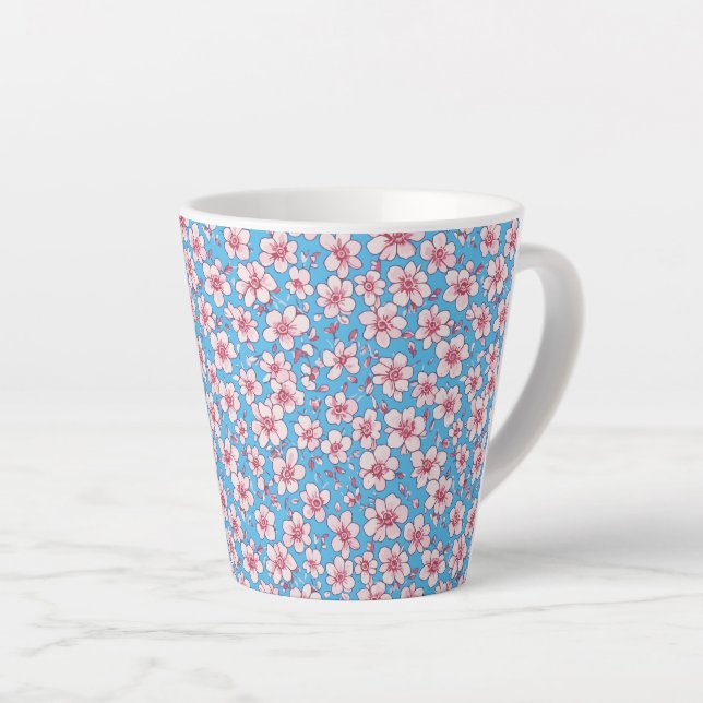 Taza De Café Latte Vela perfumada en tarro (Ángulo derecho)