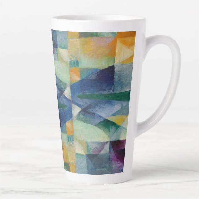 Taza De Café Latte Ventana simultánea 1912 de Robert Delaunay (Derecha)