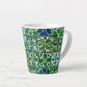 Taza De Café Latte Veranda Verde