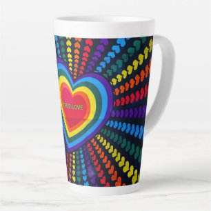 Taza De Café Latte Verdadero Amor Latte Mug Por El día de San Valentí
