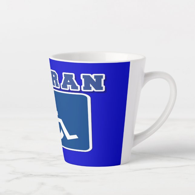 Taza De Café Latte Veterano discapacitado (Derecha)