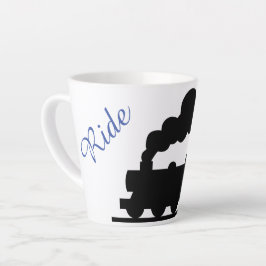 Taza De Café Latte "Viaje en tren"