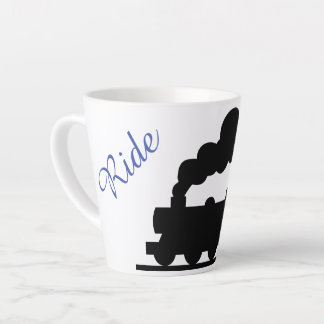 Taza De Café Latte "Viaje en tren"