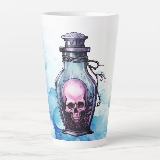 Taza De Café Latte Vial de envenenamiento (Anverso)