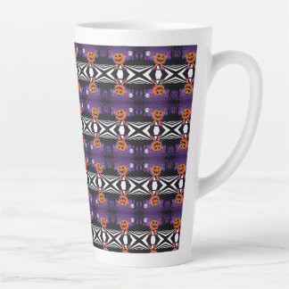 Taza De Café Latte Vibe me Jack-o-lantern camiseta de manga larga