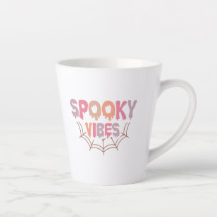 Taza De Café Latte Vibes fantasmales
