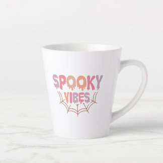 Taza De Café Latte Vibes fantasmales