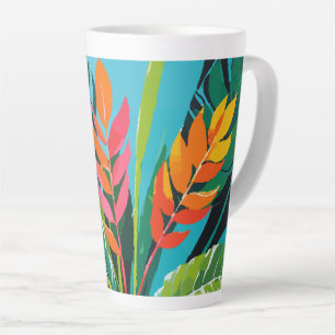 Taza De Café Latte Vibes tropicales