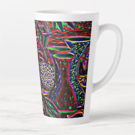 Taza De Café Latte Vibraciones positivas Latte Mug