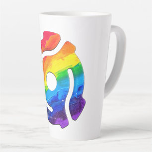 Taza De Café Latte Vibrante de adaptador de registro de 45 RPM de plá