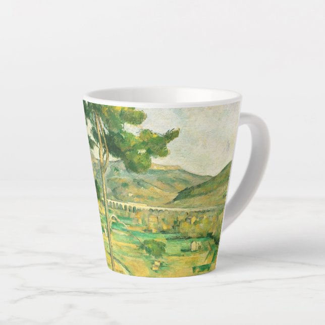 Taza De Café Latte Victoire y el Viaducto Paul Cezanne (Ángulo derecho)