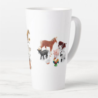 Taza De Café Latte Vida de la granja Latte Mug
