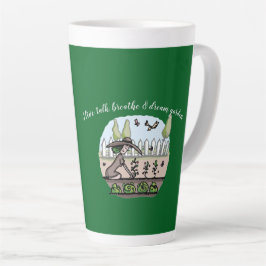 Taza De Café Latte Vida en el jardín