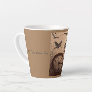 Taza De Café Latte Viejos cuervos