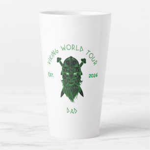 Taza De Café Latte Viking World Tour Dad