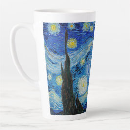 Taza De Café Latte Vincent Van Gogh es la noche estrellada