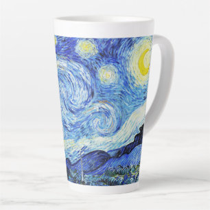 Taza De Café Latte Vincent Van Gogh, La pintura La noche estrellada