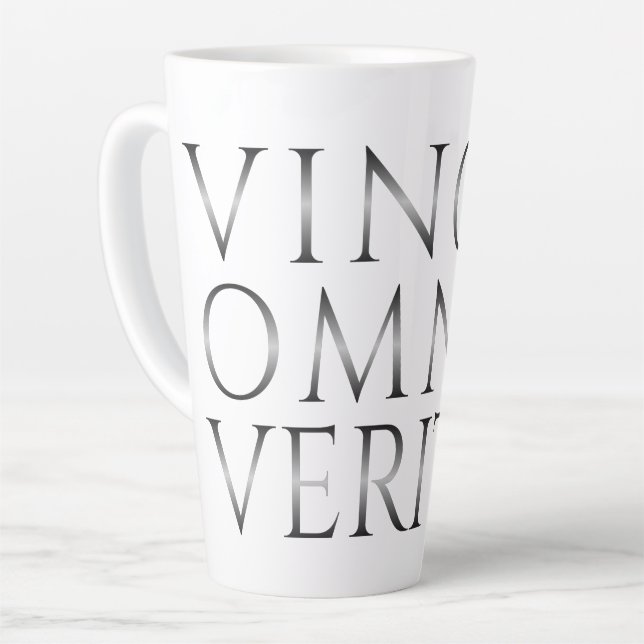 Taza De Café Latte VINCIT OMNIA VERITAS - Luz (Ángulo izquierdo)