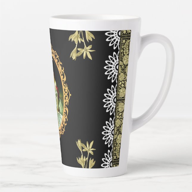Taza De Café Latte Vintage 115 (Derecha)