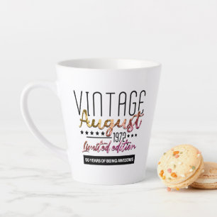 Taza De Café Latte Vintage 1972 Regalos De 50 Años De Edad Regalo De