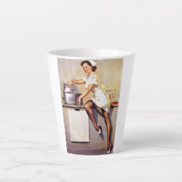 Taza De Café Latte Vintage Gil Elvgren Retro Nurse Pin Up Chica
