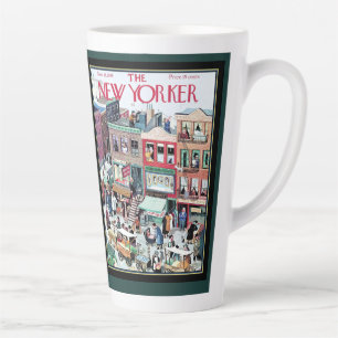 Taza De Café Latte Vintage New Yorker Daily New York Life
