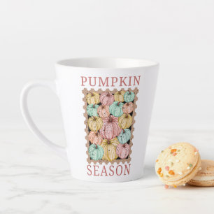 Taza De Café Latte Vintage Pumpkin Season