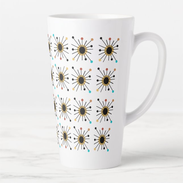 Taza De Café Latte Vintage Voices Latte Mug (Derecha)