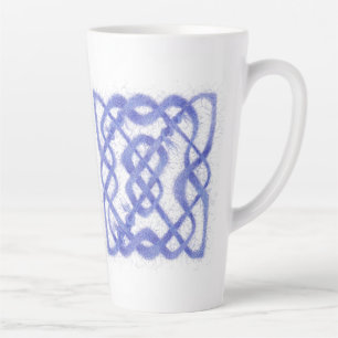 Taza De Café Latte VIOLET CELTIC KNOT Tall Latte Mug