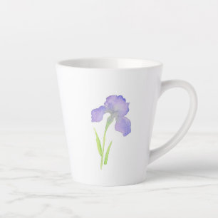Taza De Café Latte Violet Iris
