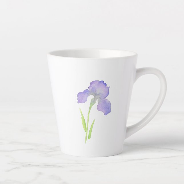 Taza De Café Latte Violet Iris (Derecha)