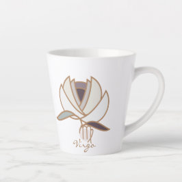 Taza De Café Latte Virgo Zodiac Boho Coffee Mug