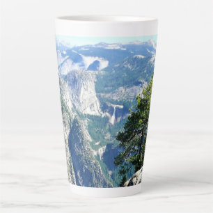 Taza De Café Latte Vista desde Glacier Point, Yosemite, CA